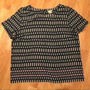 J.Crew Patterned Blouse